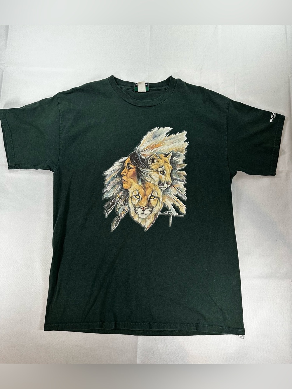 Vintage Leanin’ Tree Wildlife Graphic Tee Made in Canada XL